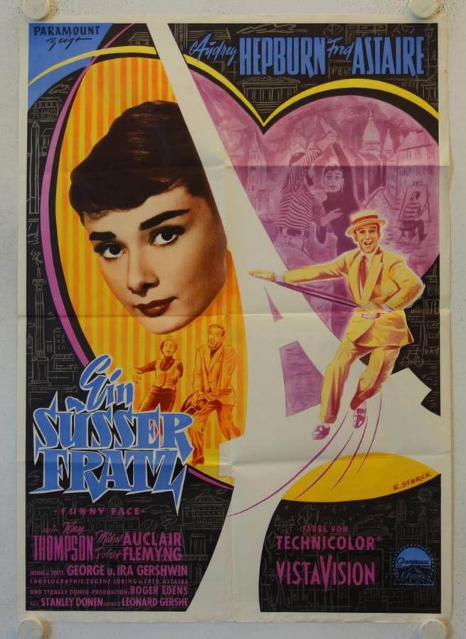 Funny Face original release german movie poster